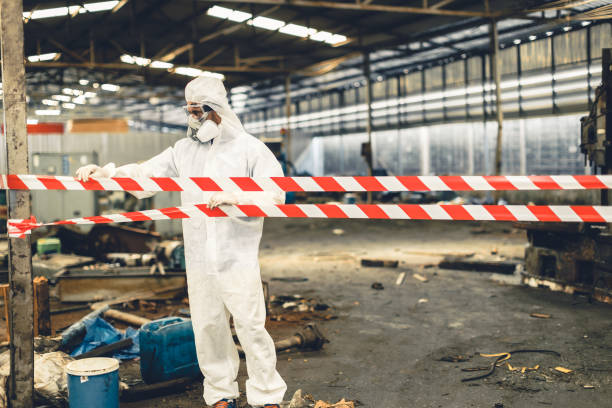 Professional Biohazard technician working in Errol, NH